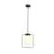 Hello Honey® Robert Stevenson Lighting Ezra Metal & Frosted Glass Convertible Ceiling Light